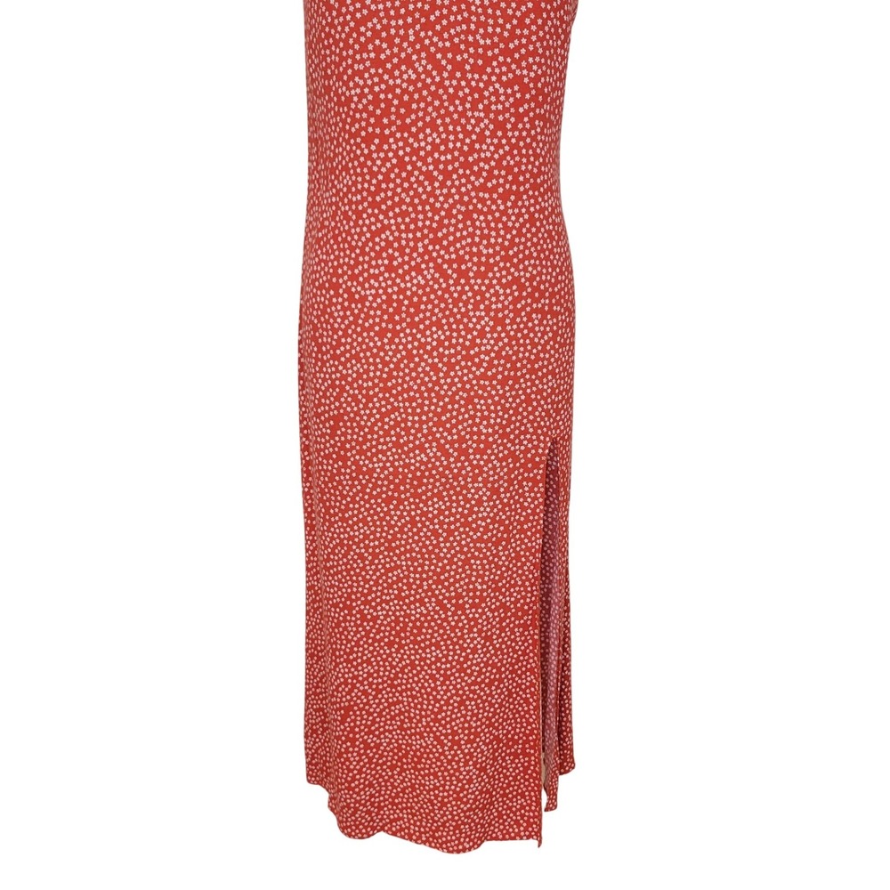 Reformation Crimini Red Floral Midi Sundress 0 NWT Vacation Slip Summer Beach - Picture 3 of 10